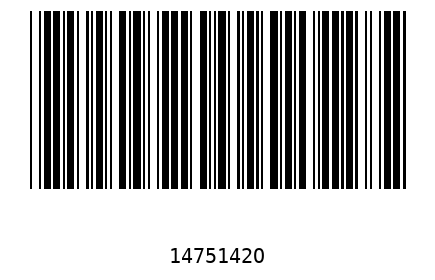 Barcode 1475142