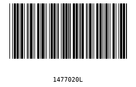 Barra Código 1477020