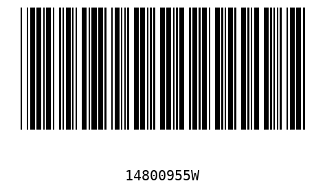 Barcode 14800955