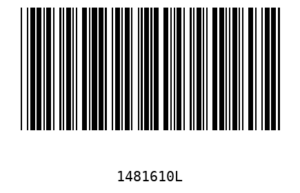 Barcode 1481610
