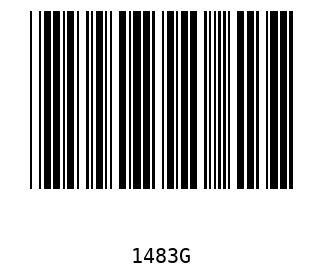 Barra Código, Code 39 1483