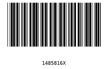 Bar code 1485816