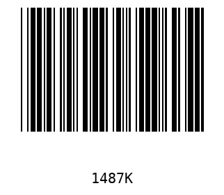 Barra Código, Code 39 1487