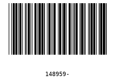 Barcode 148959