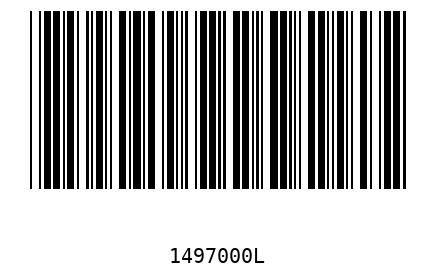 Barcode 1497000