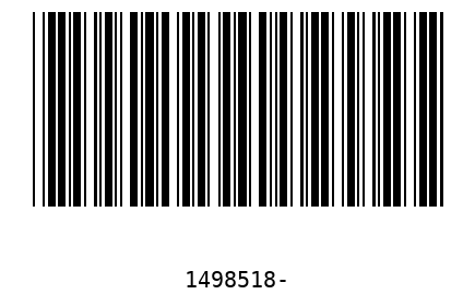 Barra Código 1498518
