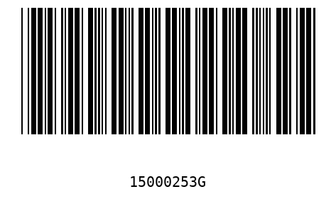 Barcode 15000253