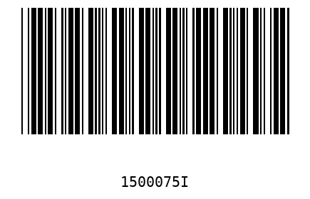 Barcode 1500075