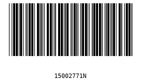 Barcode 15002771