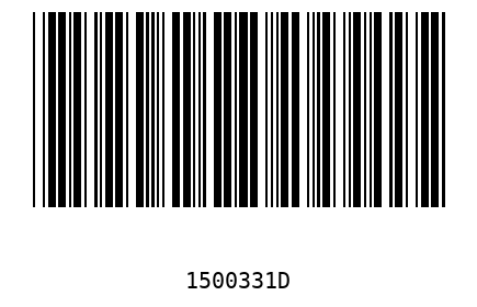 Barra Código 1500331