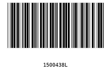 Barra Código 1500438