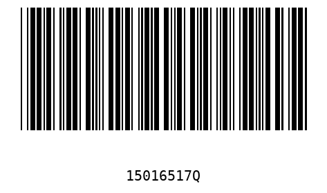 Barcode 15016517