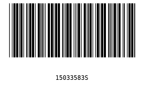 Barcode 15033583