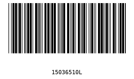 Barcode 15036510
