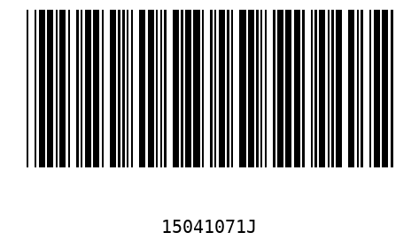 Barcode 15041071