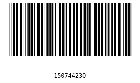 Barcode 15074423