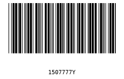 Bar code 1507777
