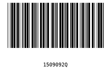 Barra Código 1509092