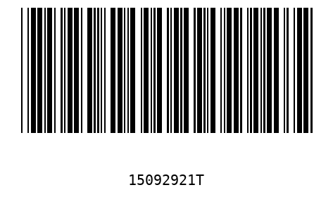 Barcode 15092921