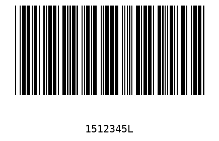 Barcode 1512345