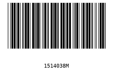 Barcode 1514038