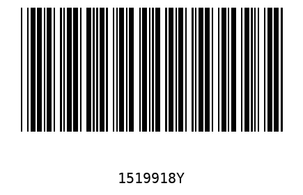 Bar code 1519918