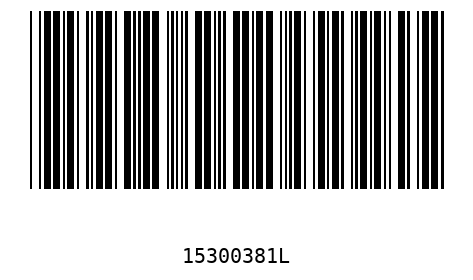 Barcode 15300381