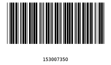 Barcode 15300735