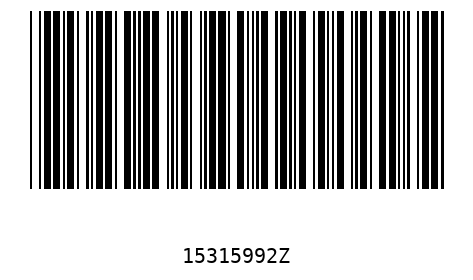 Barcode 15315992