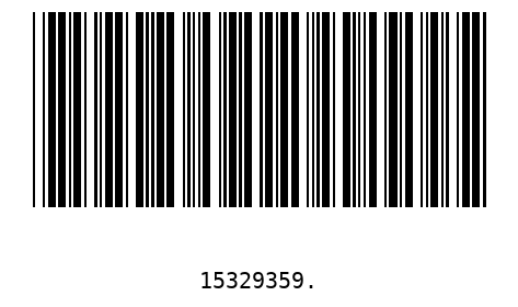 Barcode 15329359