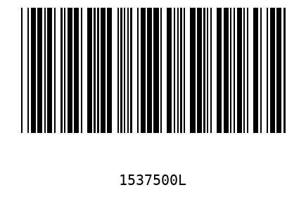 Barcode 1537500