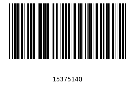 Barcode 1537514