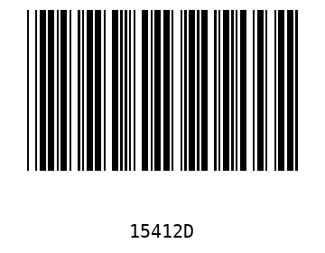 Barra Código, Code 39 15412