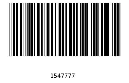 Barcode 1547777
