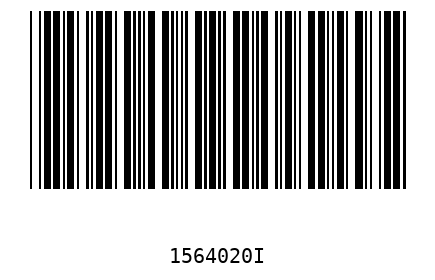Barra Código 1564020