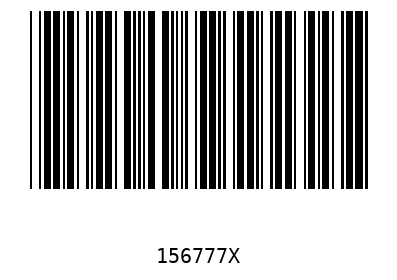 Barcode 156777