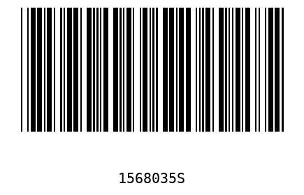 Bar code 1568035