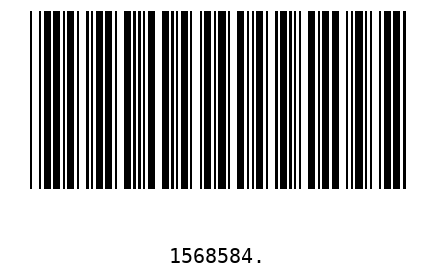 Bar code 1568584
