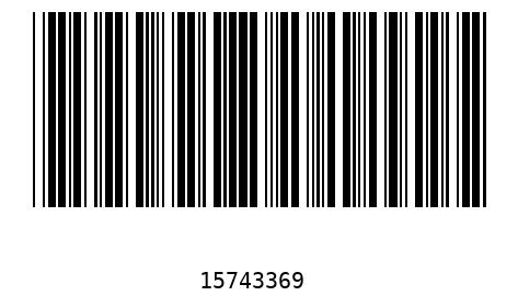 Bar code 15743369
