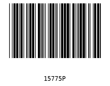 Barra Código, Code 39 15775