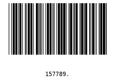 Barcode 157789