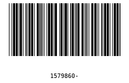 Barra Código 1579860