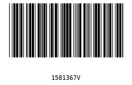 Bar code 1581367