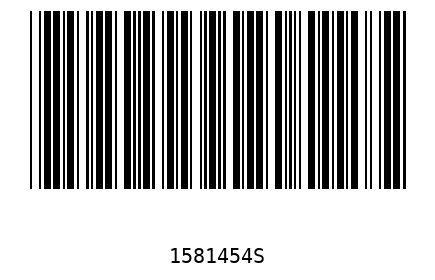 Barra Código 1581454