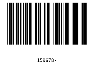 Barcode 159678