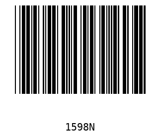 Barra Código, Code 39 1598