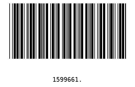 Bar code 1599661