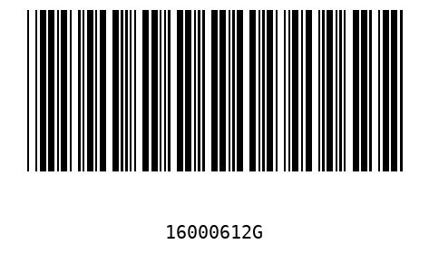 Barcode 16000612
