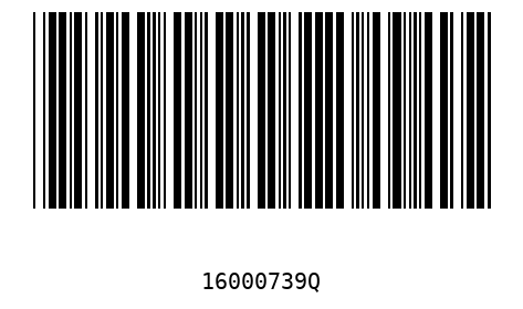 Barcode 16000739