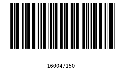 Barcode 16004715
